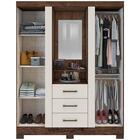 Guarda Roupa Capelinha Colorado Jacaranda/off White 2 Portas