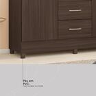 Guarda-roupa Capelinha Lord 4 Portas Café Touch - Demóbile