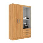 Guarda Roupa Capelinha Solteiro 2 Portas 2 Gavetas Premium Ci