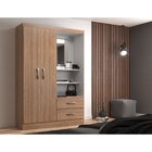 Guarda Roupa Capelinha Solteiro 2 Portas 2 Gavetas Premium De