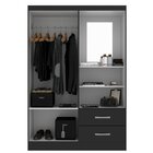 Guarda Roupa Capelinha Solteiro 2 Portas E 2 Gavetas Premium