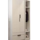 Guarda-roupa Capri 2 Portas Solteiro Branco