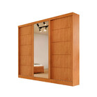 Guarda Roupa Capri Com 3 Portas De Correr Com Espelho Bianchi