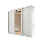 Guarda Roupa Capri Com 3 Portas De Correr Com Espelho Bianchi