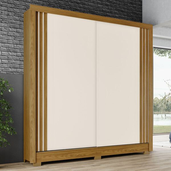 Guarda Roupa Casal 02 Portas Deslizantes 04 Gavetas Imperial