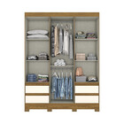 Guarda Roupa Casal 03 Portas 04 Gavetas B55 Briz