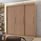 Guarda Roupa Casal 03 Portas De Correr 03 Gavetas Aquarius Lo