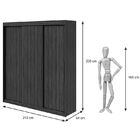 Guarda Roupa Casal 03 Portas De Correr 03 Gavetas Aquarius Lo