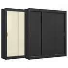 Guarda-roupa Casal 03 Portas De Correr E 03 Gavetas Smart Pre