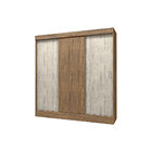 Guarda-roupa Casal 03 Portas De Correr E 03 Gavetas Viena Ipê