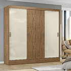 Guarda-roupa Casal 03 Portas De Correr E 03 Gavetas Viena Ipê