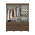 Guarda-roupa Casal 03 Portas Deslizantes 06 Gavetas Taiga Henn