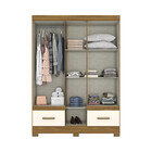 Guarda Roupa Casal 05 Portas 02 Gavetas Chale Briz