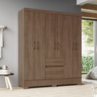 Guarda Roupa Casal 06 Portas 02 Gavetas Bs01 Briz