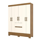 Guarda Roupa Casal 06 Portas 02 Gavetas Bs04 Briz