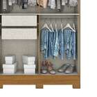 Guarda Roupa Casal 06 Portas 02 Gavetas Malbec Briz