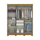 Guarda Roupa Casal 06 Portas 02 Gavetas Malbec Briz
