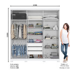 Guarda Roupa Casal 06 Portas 03 Gavetas América Henn
