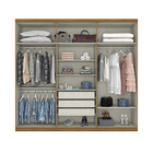 Guarda Roupa Casal 06 Portas 03 Gavetas Jade Henn