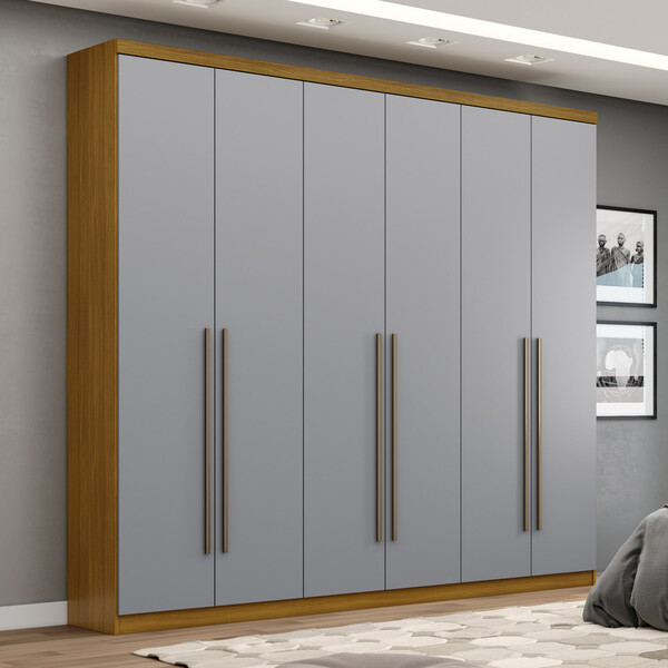 Guarda Roupa Casal 06 Portas 03 Gavetas Jade Henn