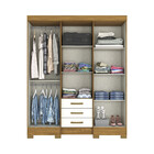 Guarda Roupa Casal 06 Portas 03 Gavetas Mentor Henn