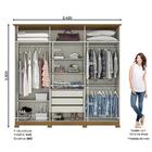 Guarda Roupa Casal 06 Portas 03 Gavetas Vigo Henn