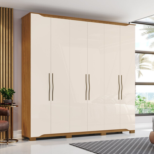 Guarda Roupa Casal 06 Portas 04 Gavetas Dallas Henn