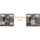 Guarda Roupa Casal 06 Portas 05 Gavetas Áries Lopas - Imbuia