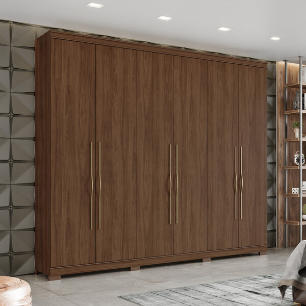 Guarda Roupa Casal 06 Portas 05 Gavetas Seleto Henn