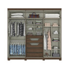 Guarda Roupa Casal 06 Portas 05 Gavetas Titanium Henn