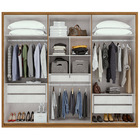 Guarda Roupa Casal 06 Portas 05 Gavetas Únique Lopas - Rovere
