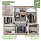 Guarda Roupa Casal 06 Portas 05 Gavetas Únique Lopas - Rovere