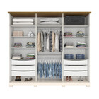 Guarda Roupa Casal 06 Portas 06 Gavetas Com Espelho Napoli He