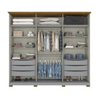 Guarda Roupa Casal 06 Portas 06 Gavetas Com Espelho Napoli He