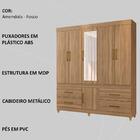 Guarda Roupa Casal 06 Portas Com Espelho 64720 Demobile