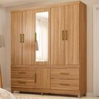 Guarda Roupa Casal 06 Portas Com Espelho 64720 Demobile