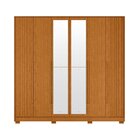 Guarda Roupa Casal 06 Portas Com Espelho Deville Cinamomo