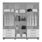 Guarda Roupa Casal 06 Portas Com Espelho Londres I03 Teka Cha