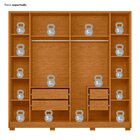 Guarda Roupa Casal 06 Portas Deville Cinamomo