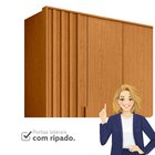 Guarda Roupa Casal 06 Portas Deville Cinamomo
