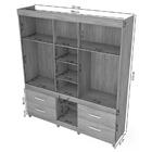 Guarda Roupa Casal 06 Portas Guaruja Com Espelho Demobile