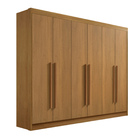 Guarda Roupa Casal 06 Portas New Athos D'doro Móveis - Cinamo