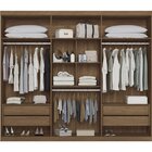 Guarda-roupa Casal 06 Portas Versalhes Gold Com Espelho