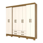 Guarda Roupa Casal 08 Portas 04 Gavetas Moscou Henn