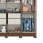 Guarda Roupa Casal 08 Portas 04 Gavetas Toscano Henn