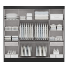 Guarda-roupa Casal 08 Portas E 02 Gavetas Nova York Níquel/br