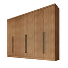 Guarda Roupa Casal 100 Mdf 6 Portas 6 Gavetas Kratos Novo Hor