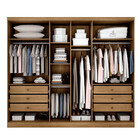 Guarda Roupa Casal 100 Mdf 6 Portas 6 Gavetas Kratos Novo Hor