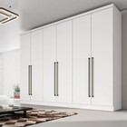 Guarda Roupa Casal 100 Mdf 6 Portas 6 Gavetas Kratos Novo Hor