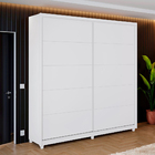 Guarda-roupa Casal 100% Mdf 02 Portas Deslizantes E 04 Gaveta